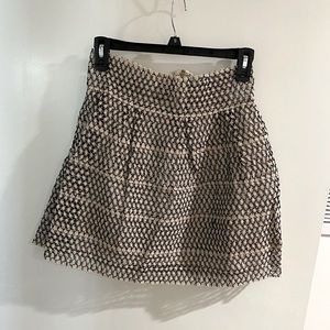 Black and white skirt